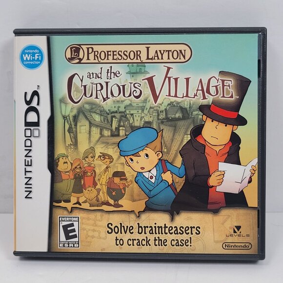 Professor Layton & The Curious Village Nintendo DS Game - Picture 1 of 5